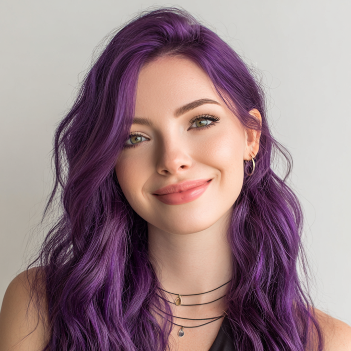 Dare to Go Bold: Plum & Purple Hair Perfection